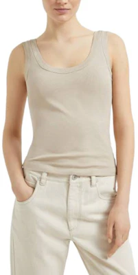 (W) Brunello Cucinelli Tank Top Rajut Rib Beige 251M0TC8FX210-C8539 Buy (W) Brunello Cucinelli Tank Top Rajut Rib Beige 251M0TC8FX210-C8539