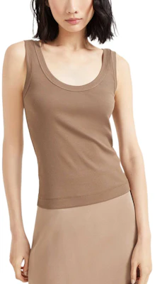 (W) Brunello Cucinelli Tank Top Slim Fit Stretch Ribbed Pearl Wanita Elegan 252M0TC8FX210-C8705 Buy (W) Brunello Cucinelli Tank Top Slim Fit Stretch Ribbed Pearl Wanita Elegan 252M0TC8FX210-C8705
