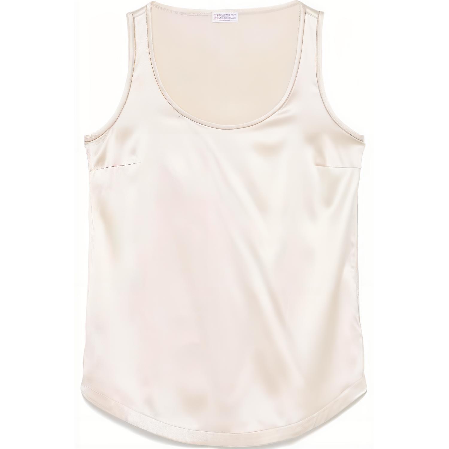 (Women) Brunello Cucinelli Solid Color Sleeveless Crewneck Tank Top Women Neutral Tone M0C59DE330-C9732