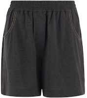 (Women) Brunello Cucinelli SS22 Grey Elastic Waist Casual Shorts. M0A45EE499-C390 (Women) Brunello Cucinelli SS22 Grey Elastic Waist Casual Shorts. M0A45EE499-C390