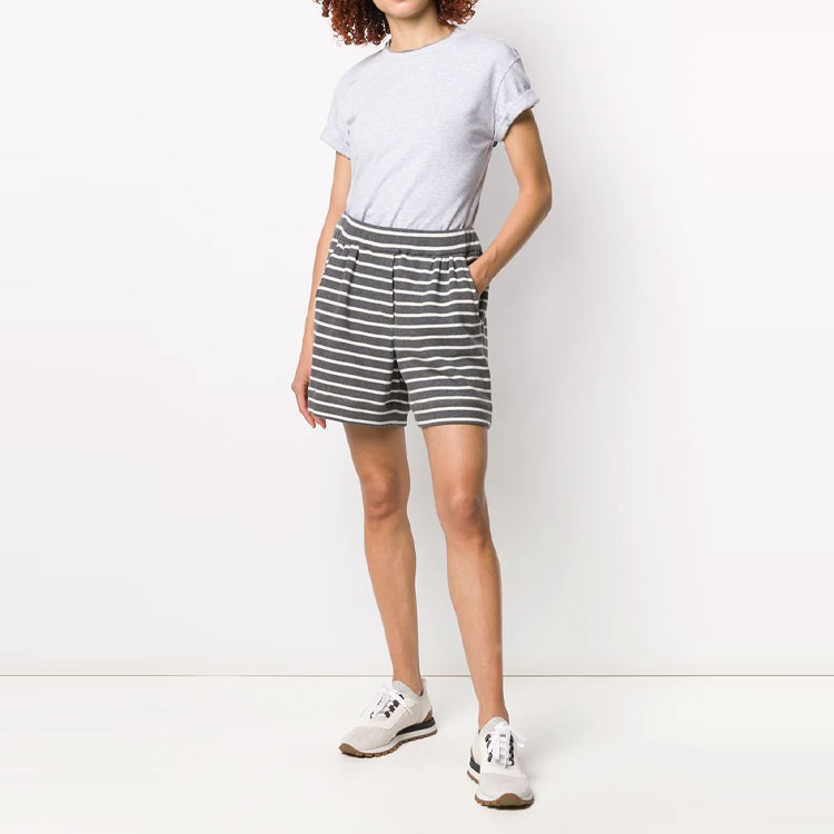 Lookbook (W) Brunello Cucinelli SS22 寬鬆版灰色短袖圓領T恤 M0T18BD200-C8003