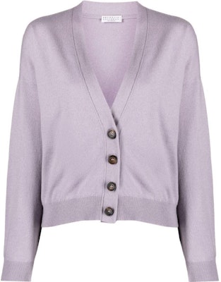 (W) Brunello Cucinelli SS22 紫色V領長袖針織開襟外套 M12170206-C8717 Order (W) Brunello Cucinelli SS22 紫色V領長袖針織開襟外套 M12170206-C8717