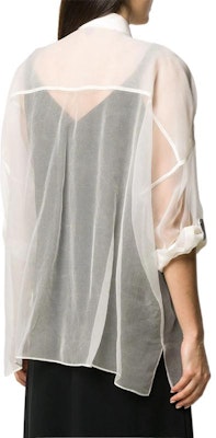 (W) 브루넬로 쿠치넬리 SS22 화이트 시스루 롱슬리브 선스크린 셔츠. MF940NV706-C600 Shop (W) 브루넬로 쿠치넬리 SS22 화이트 시스루 롱슬리브 선스크린 셔츠. MF940NV706-C600