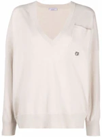 Order (W) Brunello Cucinelli SS22 V領針織毛衣 輕棕色 M16127302-CN058