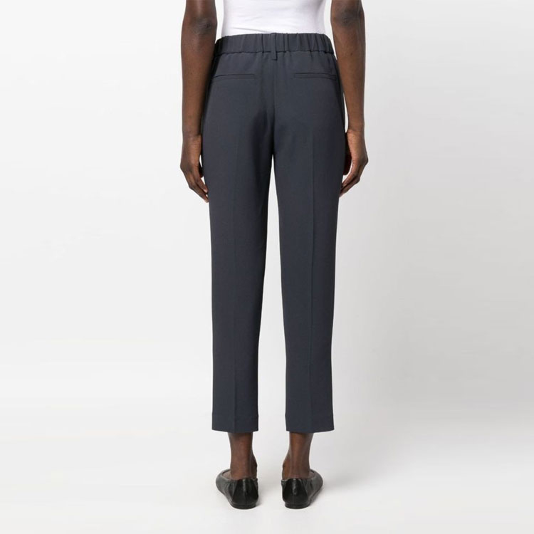 Shop (W) Brunello Cucinelli SS23 高腰直筒七分褲 灰色 MA029P1673-C8901