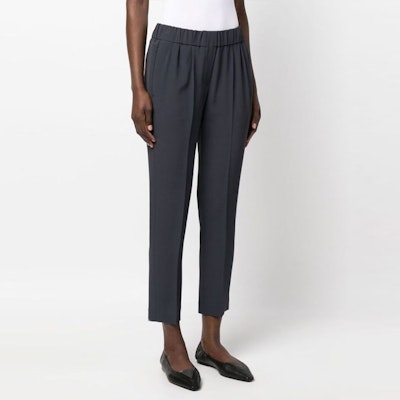 (W) Brunello Cucinelli SS23 高腰直筒七分褲 灰色 MA029P1673-C8901 Purchase (W) Brunello Cucinelli SS23 高腰直筒七分褲 灰色 MA029P1673-C8901