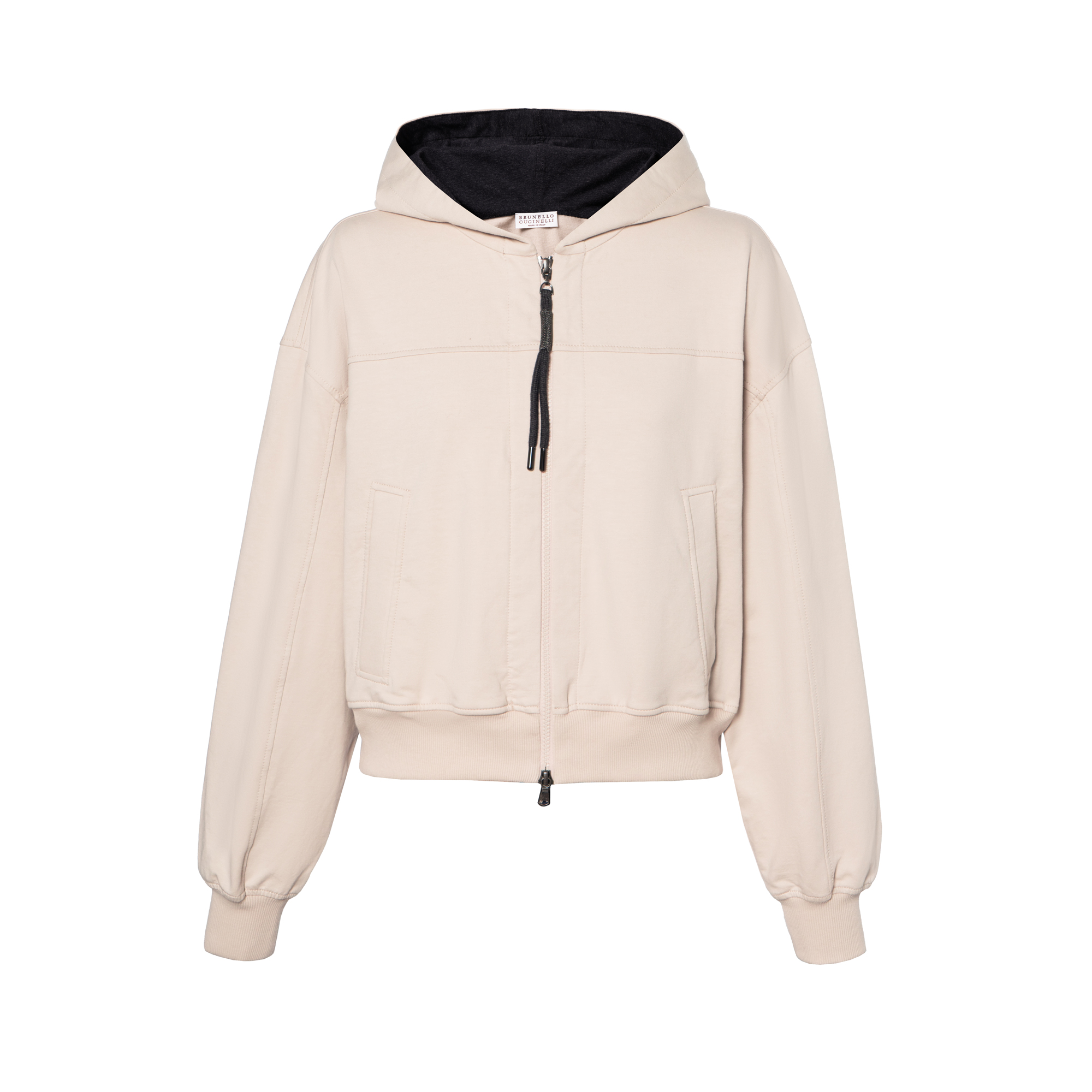 (Women) Brunello Cucinelli SS23  Ivory Solid Casual Jacket. MP827BL406-CYG38