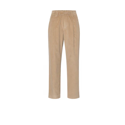 (Women) Brunello Cucinelli SS23 Solid Straight-Leg Casual Pants. MP436P8416-C079