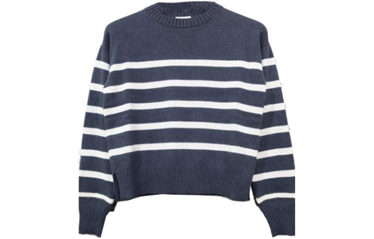 Order (W) Brunello Cucinelli SS23 條紋印花深灰長袖毛衣 M12714500P-CD177