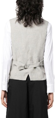 (W) Brunello Cucinelli SS23 條紋亮片V領背心涼灰色. MH577SX806-C045 Shop (W) Brunello Cucinelli SS23 條紋亮片V領背心涼灰色. MH577SX806-C045