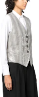 Purchase (W) Brunello Cucinelli SS23 條紋亮片V領背心涼灰色. MH577SX806-C045