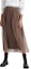 Purchase (W) Brunello Cucinelli SS24 棕色高腰中長裙休閒風格 MF940G3375-C9644