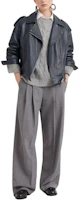 Purchase (W) Brunello Cucinelli SS24 灰色純色圓領針織毛衣。 MHM523610
