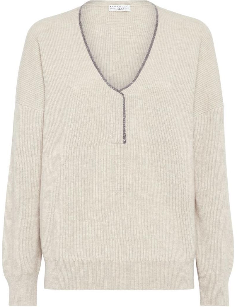women-brunello-cucinelli-ss-24-ribbed-v-neck-pullover-sweater-light-beige-m12192112-c9613