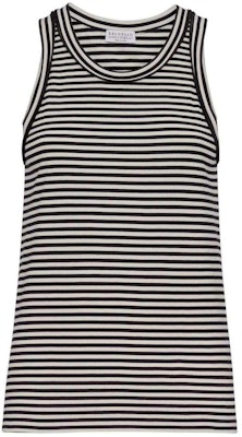 (W) ブルネロ クチネリ SS24 ストライプ クルーネック カジュアル ベスト ホワイト. ML929EH820-C7122 Buy (W) ブルネロ クチネリ SS24 ストライプ クルーネック カジュアル ベスト ホワイト. ML929EH820-C7122