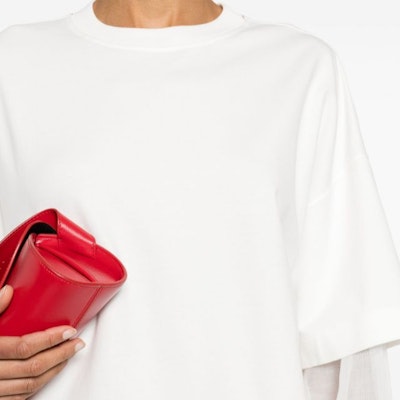 (W) Brunello Cucinelli SS24 白色寬鬆層次感長袖衛衣。 MP827HP500 Details for (W) Brunello Cucinelli SS24 白色寬鬆層次感長袖衛衣。 MP827HP500