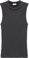 (Women) Brunello Cucinelli SS24 Beaded Slim Tank Top Dark Gray MG902HR330-C390 (Women) Brunello Cucinelli SS24 Beaded Slim Tank Top Dark Gray MG902HR330-C390