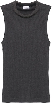 (W) Brunello Cucinelli SS24 Tank Top Manik-Manik Slim Abu Gelap MG902HR330-C390 Buy (W) Brunello Cucinelli SS24 Tank Top Manik-Manik Slim Abu Gelap MG902HR330-C390