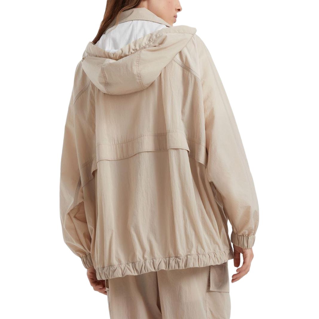 Details for (W) ブルネロクチネリ SS24 ベージュ ジップフーディージャケット ポケット付 MH5602576-C8952