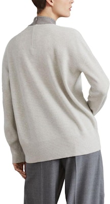 (W) Brunello Cucinelli SS24 鏈條細節羅紋羊絨毛衣 女款 米白色 M12191114-C9610 Shop (W) Brunello Cucinelli SS24 鏈條細節羅紋羊絨毛衣 女款 米白色 M12191114-C9610