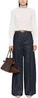 Lookbook (W) Brunello Cucinelli SS24 鏈條細節拉鍊領長袖襯衫 女款 白色 MB993HR214-C600
