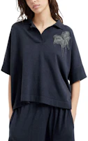 Lookbook (W) Brunello Cucinelli SS24 花卉刺繡羊絨羅紋針織衫 女款 午夜藍 M12140505C-7186