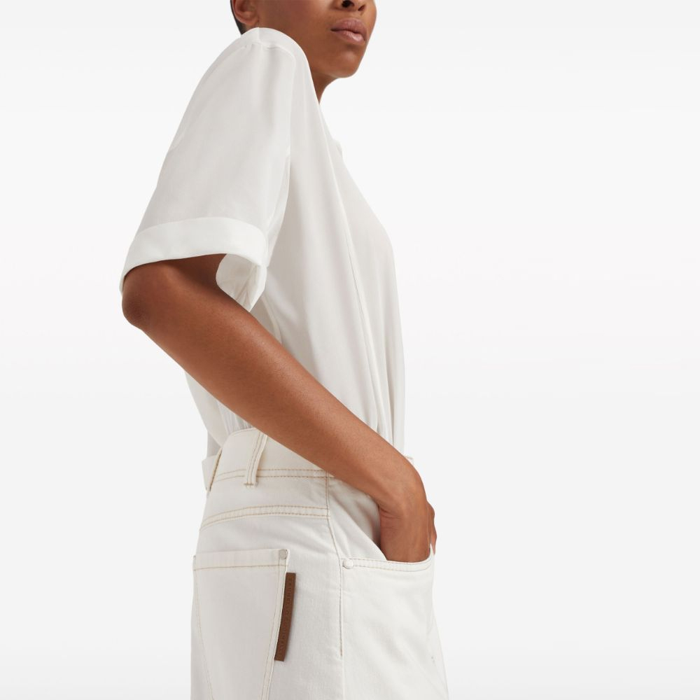 Details for (W) Brunello Cucinelli SS24 高腰中長牛仔裙 女士淺米色 M0H43G3577-C600