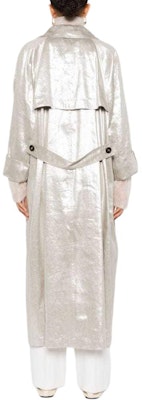 (W) Brunello Cucinelli SS24 金屬感寬鬆長袖風衣 女士銀色外套 ML1559794-C281 Shop (W) Brunello Cucinelli SS24 金屬感寬鬆長袖風衣 女士銀色外套 ML1559794-C281