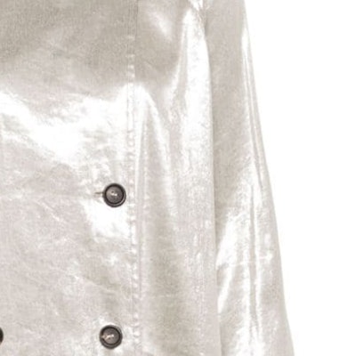 (W) Brunello Cucinelli SS24 金屬感寬鬆長袖風衣 女士銀色外套 ML1559794-C281 Cheap (W) Brunello Cucinelli SS24 金屬感寬鬆長袖風衣 女士銀色外套 ML1559794-C281