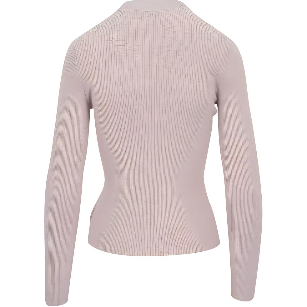 Lookbook (W) Brunello Cucinelli SS24 粉色V領針織鈕扣開衫 女款 M9A822206PC9614