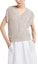 Shop (W) Brunello Cucinelli SS24 女款淺米色無袖V領針織上衣 MJO343612P-C9593