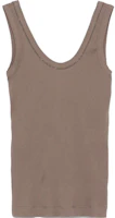 (Women) Brunello Cucinelli SS25 Ribbed Sleeveless Tank Top Taupe. MG902FP100-C8705 (Women) Brunello Cucinelli SS25 Ribbed Sleeveless Tank Top Taupe. MG902FP100-C8705