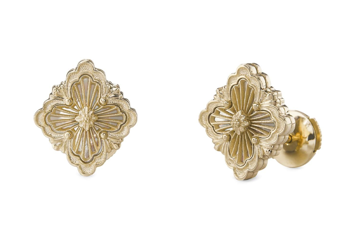 Lookbook (W) BUCCELLATI 18K金耳環 女款 - 純色設計金耳環 JAUEAR017810