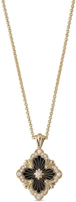 (W) BUCCELLATI 18K金黑瑪瑙鑽石項鍊 - 金色 女款項鍊 JAUPEN022298 Order (W) BUCCELLATI 18K金黑瑪瑙鑽石項鍊 - 金色 女款項鍊 JAUPEN022298