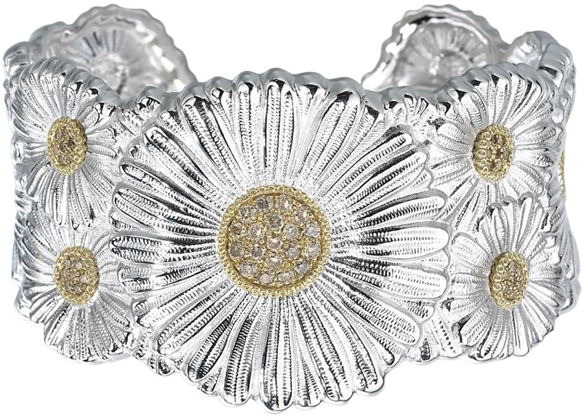 women-buccellati-blossoms-daisy-silver-diamond-wide-bracelet-for-women-silver-jagbra-012188