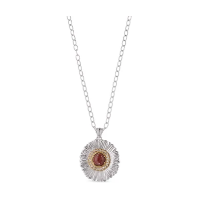 (Women) BUCCELLATI Blossoms Floral Design 925 Silver Necklace for Women - Silver. JAGPEN022063XXX000
