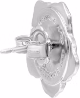 Purchase (Women) BUCCELLATI Blossoms Gardenia 925 Silver Earrings with Diamonds for Women. JAGEAR012277