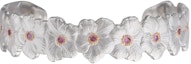Buy (W) Buccellati Blossoms Gardenia 銀嵌藍寶石窄版手環 銀色. JAGBRA015803