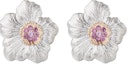 Order (W) Buccellati Blossoms Gardenia 銀製藍寶石耳環 女性 銀色/紫色 中號 JAGEAR015240