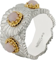 (Women) BUCCELLATI Daisy Silver Opal 925 Sterling Silver Ring JAGETE021325 (Women) BUCCELLATI Daisy Silver Opal 925 Sterling Silver Ring JAGETE021325