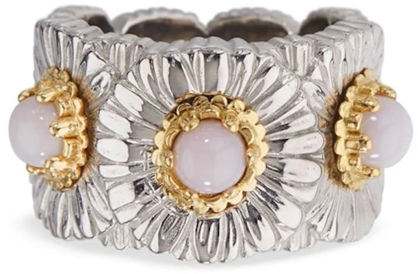 (W) BUCCELLATI Daisy 銀色925純銀Opal戒指 JAGETE021325 Order (W) BUCCELLATI Daisy 銀色925純銀Opal戒指 JAGETE021325