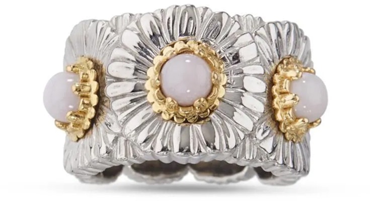 (W) BUCCELLATI Daisy 銀色925純銀Opal戒指 JAGETE021325 Lookbook (W) BUCCELLATI Daisy 銀色925純銀Opal戒指 JAGETE021325