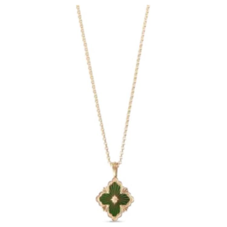 (Women) Buccellati Floral Design Medium Necklace -  Gold JAUPEN023424XXX041