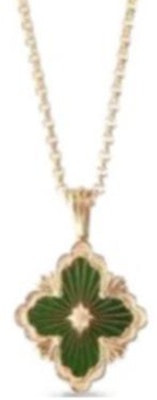 (W) Buccellati 花卉設計中型項鍊 - 黃金 JAUPEN023424XXX041 Shop (W) Buccellati 花卉設計中型項鍊 - 黃金 JAUPEN023424XXX041