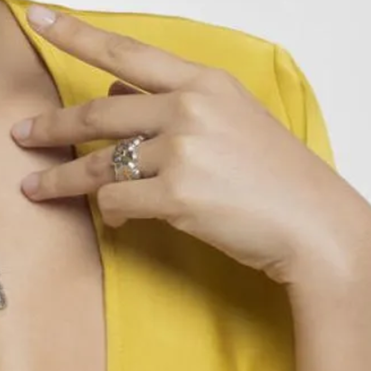 Purchase (W) Buccellati Gardenia 銀鑽粉鑽925銀鍍金戒指 女款. JAGETE015241