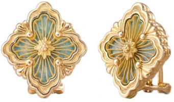 Order (W) BUCCELLATI 女士18K金標誌夾式耳環 - 金色 JAUEAR022328