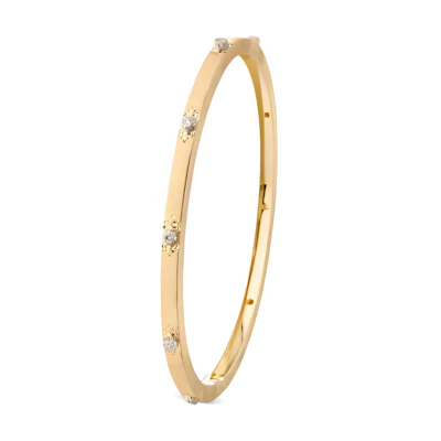 (Women) BUCCELLATI Macri Classica 18K Gold Bracelet - Gold. JAUBRA014996