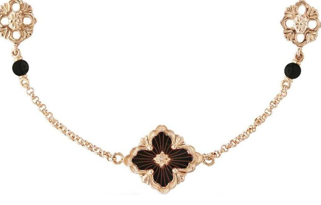 Lookbook (W) BUCCELLATI Opera 18K玫瑰金瑪瑙項鍊手鍊 女士專屬配飾 jaubra018241