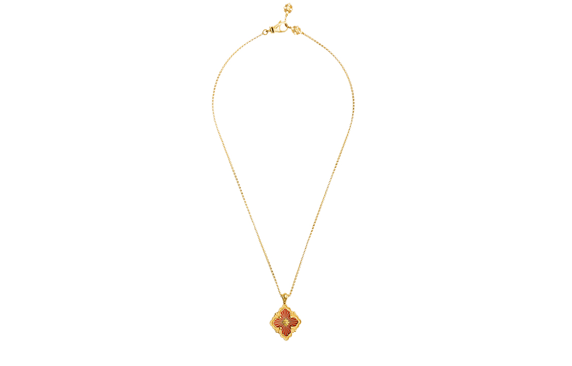 Lookbook (W) Buccellati Opera 花卉吊墜項鍊 女款 - 金屬飾面 JAUPENO14933