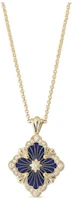 Order (W) BUCCELLATI Opera Tulle 18K金琺瑯鑽石項鍊 女款 JAUPEN018008